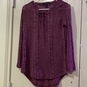 Brand New Never Worn Purple/Mauve long sleeve top